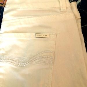 White House Black Market White Jeans